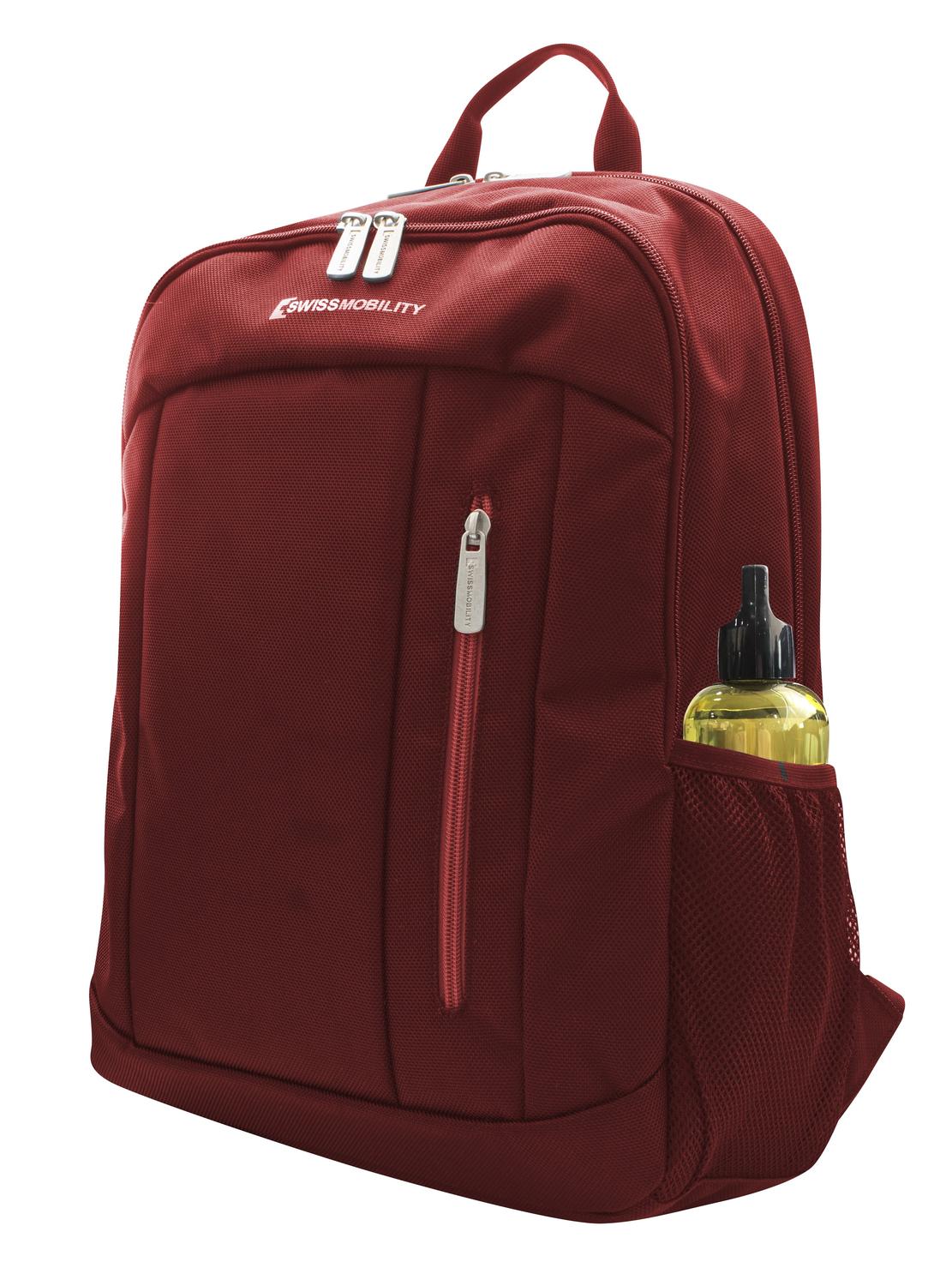 Mochila Backpack Swissmobility para laptop 15.6 pulgadas BRO-115 Roja